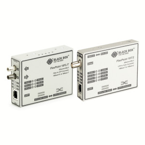 Black Box LMC211A-KIT Modular Media Converter, 10BASE2 Coax to 10BASE-FL, 850nm